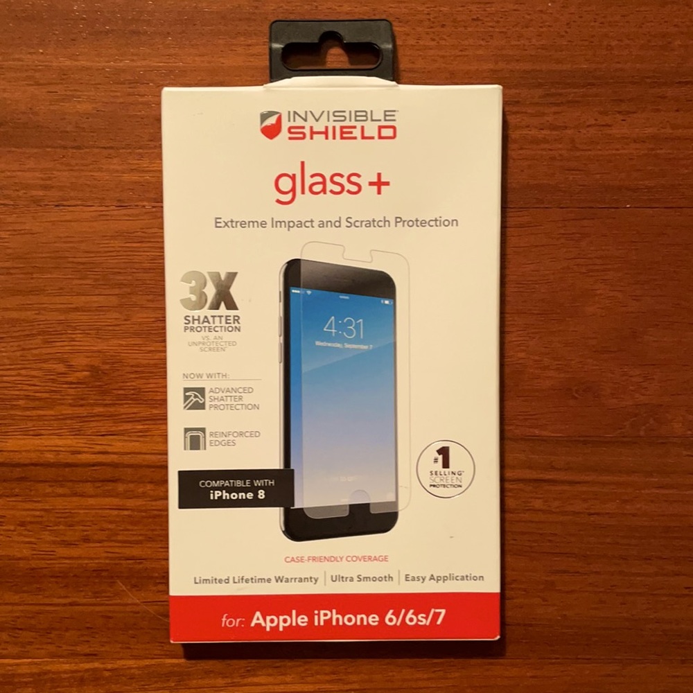 Zagg Invisible Shield iPhone Glass Protector